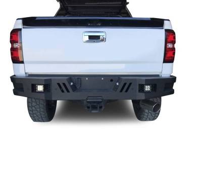 Black Horse Off Road - Armour Super Heavy Duty Rear Bumper-Matte Black-2011-2019 Ram 2500-3500 HD|Black Horse Off Road - Image 5