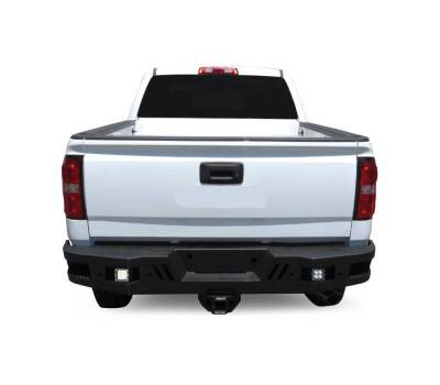 Black Horse Off Road - Armour Super Heavy Duty Rear Bumper-Matte Black-2011-2019 Ram 2500-3500 HD|Black Horse Off Road - Image 3