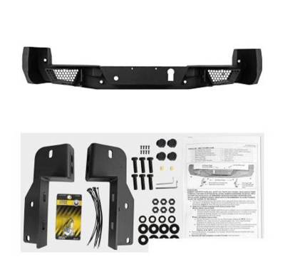 Black Horse Off Road - Armour Super Heavy Duty Rear Bumper-Matte Black-2010-2026 Ram 2500-3500|Black Horse Off Road - Image 20