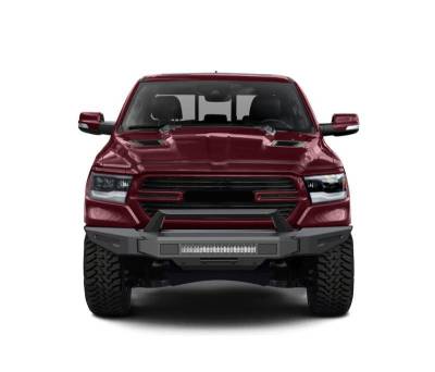 Black Horse Off Road - Armour II Heavy Duty Modular Front Bumper Kit-Matte Black-2019-2024 Ram 1500|Black Horse Off Road - Image 3