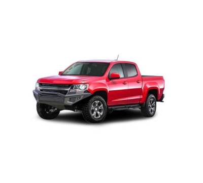 Black Horse Off Road - Armour II Heavy Duty Front Bumper-Matte Black-2015-2020 Chevrolet Colorado|Black Horse Off Road - Image 11