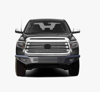 Black Horse Off Road - Armour II Heavy Duty Front Bumper-Bumper Only-Matte Black-2014-2021 Toyota Tundra|Black Horse Off Road - Image 4