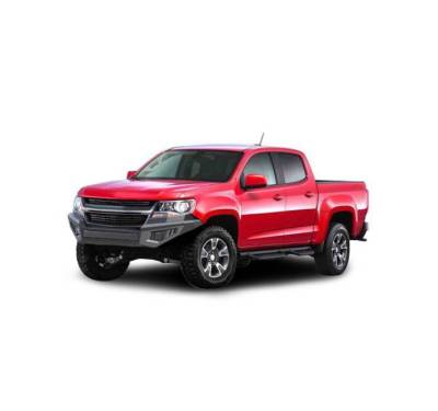 Black Horse Off Road - Armour II Heavy Duty Front Bumper-Bumper Only-Matte Black-2015-2020 Chevrolet Colorado|Black Horse Off Road - Image 3