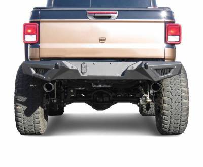 Black Horse Off Road - Armour Heavy Duty Rear Bumper-Matte Black-2020-2026 Jeep Gladiator|Black Horse Off Road - Image 6