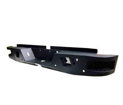 Black Horse Off Road - Armour Heavy Duty Rear Bumper-Matte Black-2019-2023 Ford Ranger|Black Horse Off Road - Image 11