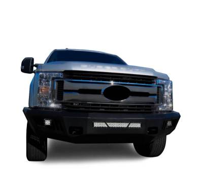 Black Horse Off Road - Armour Heavy Duty Front Bumper Kit-Satin Black-2017-2022 Ford F-250 Super Duty/F-350 Super Duty|Black Horse Off Road - Image 3