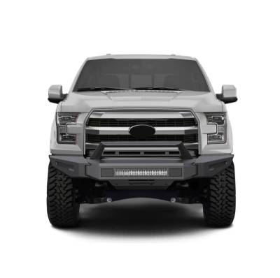 Black Horse Off Road - Armour II Heavy Duty Modular Front Bumper Kit-Matte Black-2015-2017 Ford F-150|Black Horse Off Road - Image 3