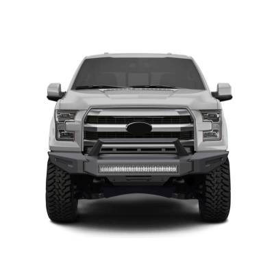 Black Horse Off Road - Armour II Heavy Duty Modular Front Bumper Kit-Matte Black-2015-2017 Ford F-150|Black Horse Off Road - Image 15