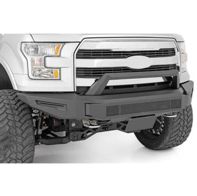 Black Horse Off Road - Armour II Heavy Duty Modular Front Bumper-Matte Black-2015-2017 Ford F-150|Black Horse Off Road - Image 11