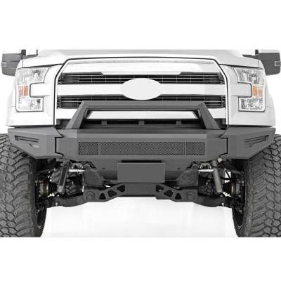 Black Horse Off Road - Armour II Heavy Duty Modular Front Bumper-Matte Black-2015-2017 Ford F-150|Black Horse Off Road - Image 13