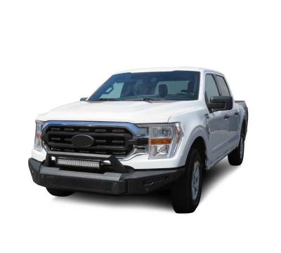 Black Horse Off Road - Armour II Heavy Duty Modular Front Bumper Kit-Matte Black-2021-2023 Ford F-150|Black Horse Off Road - Image 3