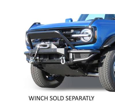 Black Horse Off Road - Armour Tubular Heavy Duty Front Bumper-Matte Black-2021-2026 Ford Bronco|Black Horse Off Road - Image 14