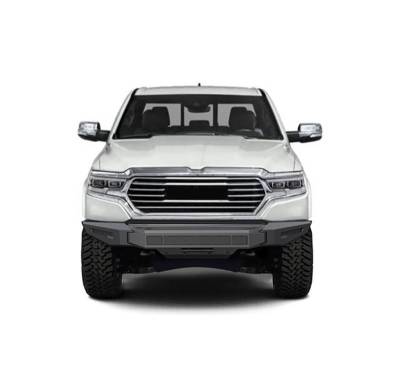 Black Horse Off Road - Armour II Heavy Duty Modular Front Bumper-Bumper Only-Matte Black-2019-2024 Ram 1500|Black Horse Off Road - Image 5