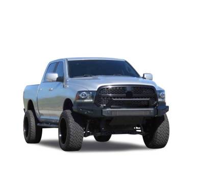 Black Horse Off Road - Armour II Heavy Duty Modular Front Bumper-Matte Black-2013-2018 Ram 1500/2019-2022 Ram 1500 Classic|Black Horse Off Road - Image 7