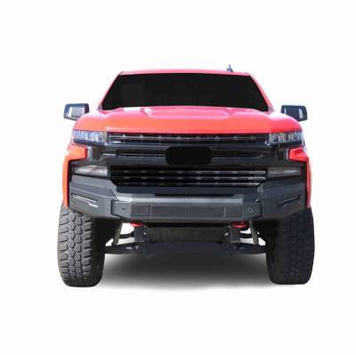 Black Horse Off Road - Armour II Heavy Duty Modular Front Bumper-Bumper Only-Matte Black-2019-2021 Chevrolet Silverado 1500|Black Horse Off Road - Image 3