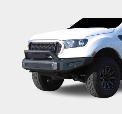Black Horse Off Road - Armour II Heavy Duty Modular Front Bumper-Matte Black-2019-2023 Ford Ranger|Black Horse Off Road - Image 19