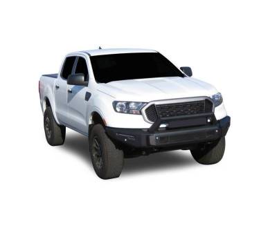 Black Horse Off Road - Armour II Heavy Duty Modular Front Bumper-Matte Black-2019-2023 Ford Ranger|Black Horse Off Road - Image 15