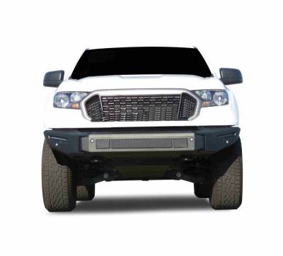 Black Horse Off Road - Armour II Heavy Duty Modular Front Bumper-Bumper Only-Matte Black-2019-2023 Ford Ranger|Black Horse Off Road - Image 5