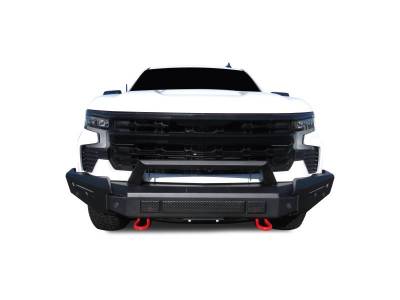 Black Horse Off Road - Armour II Heavy Duty Modular Front Bumper-Matte Black-2022-2026 Chevrolet Silverado 1500|Black Horse Off Road - Image 3