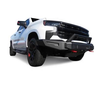 Black Horse Off Road - Armour II Heavy Duty Modular Front Bumper-Matte Black-2022-2026 Chevrolet Silverado 1500|Black Horse Off Road - Image 5