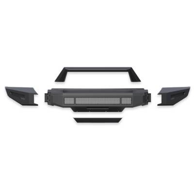 Black Horse Off Road - Armour II Heavy Duty Modular Front Bumper-Matte Black-2022-2026 Chevrolet Silverado 1500|Black Horse Off Road - Image 28