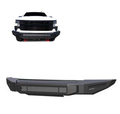 Armour II Heavy Duty Modular Front Bumper-Bumper Only-Matte Black-2022-2026 Chevrolet Silverado 1500|Black Horse Off Road