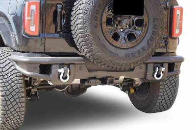 Black Horse Off Road - Armour Tubular Heavy Duty Rear Bumper-Matte Black-2021-2026 Ford Bronco|Black Horse Off Road - Image 6