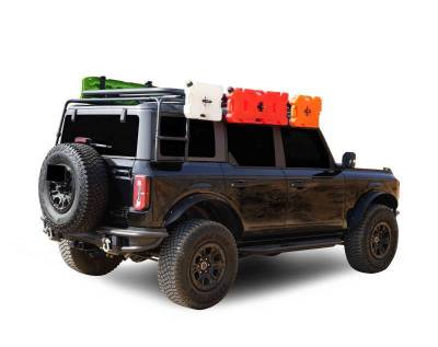 Black Horse Off Road - Armour Tubular Heavy Duty Rear Bumper-Matte Black-2021-2026 Ford Bronco|Black Horse Off Road - Image 12