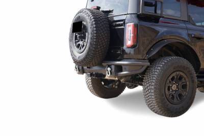 Black Horse Off Road - Armour Tubular Heavy Duty Rear Bumper-Matte Black-2021-2026 Ford Bronco|Black Horse Off Road - Image 10