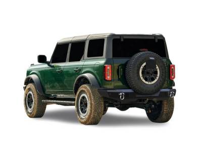 Black Horse Off Road - Armour Heavy Duty Rear Bumper-Matte Black-2021-2026 Ford Bronco|Black Horse Off Road - Image 4