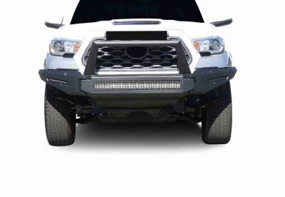 Black Horse Off Road - Armour II Heavy Duty Modular Front Bumper Kit-Matte Black-2016-2023 Toyota Tacoma|Black Horse Off Road - Image 3