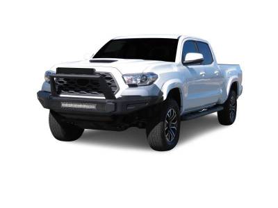 Black Horse Off Road - Armour II Heavy Duty Modular Front Bumper Kit-Matte Black-2016-2023 Toyota Tacoma|Black Horse Off Road - Image 5