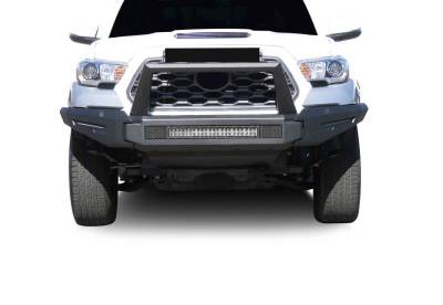 Black Horse Off Road - Armour II Heavy Duty Modular Front Bumper Kit-Matte Black-2016-2023 Toyota Tacoma|Black Horse Off Road - Image 3