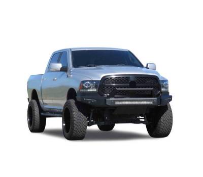 Black Horse Off Road - Armour II Heavy Duty Modular Front Bumper Kit-Matte Black-2013-2018 Ram 1500/2019-2024 Ram 1500 Classic|Black Horse Off Road - Image 5