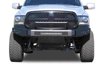 Black Horse Off Road - Armour II Heavy Duty Modular Front Bumper Kit-Matte Black-2013-2018 Ram 1500/2019-2024 Ram 1500 Classic|Black Horse Off Road - Image 3