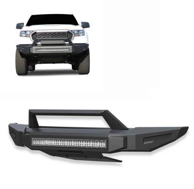 Armour II Heavy Duty Modular Front Bumper Kit-Matte Black-2019-2023 Ford Ranger|Black Horse Off Road
