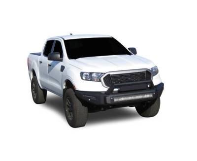 Black Horse Off Road - Armour II Heavy Duty Modular Front Bumper Kit-Matte Black-2019-2023 Ford Ranger|Black Horse Off Road - Image 5
