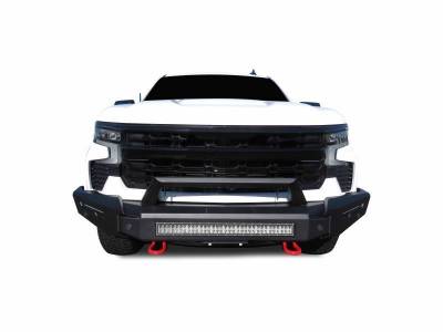Black Horse Off Road - Armour II Heavy Duty Modular Front Bumper Kit-Matte Black-2022-2026 Chevrolet Silverado 1500|Black Horse Off Road - Image 3