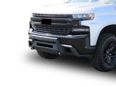 Black Horse Off Road - Armour III Light Duty Front Bumper-Textured Black-2019-2021 Chevrolet Silverado 1500/2022 Chevrolet Silverado 1500 LTD|Black Horse Off Road - Image 8