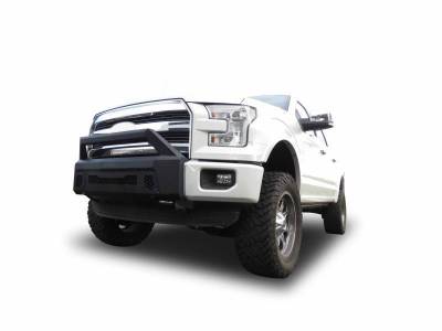 Black Horse Off Road - Armour III Light Duty Front Bumper-Textured Black-2015-2017 Ford F-150|Black Horse Off Road - Image 6