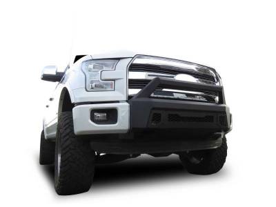 Black Horse Off Road - Armour III Light Duty Front Bumper-Textured Black-2015-2017 Ford F-150|Black Horse Off Road - Image 4