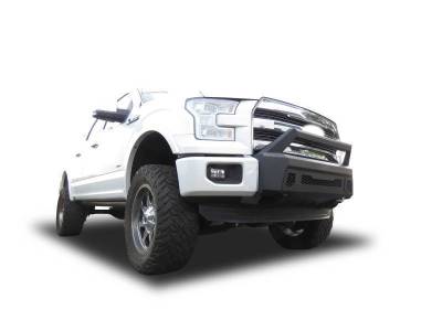Black Horse Off Road - Armour III Light Duty Front Bumper-Textured Black-2015-2017 Ford F-150|Black Horse Off Road - Image 10