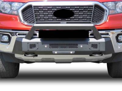 Black Horse Off Road - Armour III Light Duty Front Bumper-Textured Black-2019-2023 Ford Ranger|Black Horse Off Road - Image 2