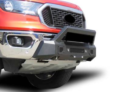 Black Horse Off Road - Armour III Light Duty Front Bumper-Textured Black-2019-2023 Ford Ranger|Black Horse Off Road - Image 8