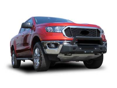 Black Horse Off Road - Armour III Light Duty Front Bumper-Textured Black-2019-2023 Ford Ranger|Black Horse Off Road - Image 4