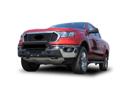 Black Horse Off Road - Armour III Light Duty Front Bumper-Textured Black-2019-2023 Ford Ranger|Black Horse Off Road - Image 10