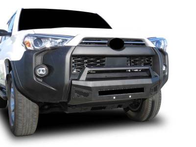 Black Horse Off Road - Armour III Light Duty Front Bumper-Textured Black-2014-2024 Toyota 4Runner|Black Horse Off Road - Image 2