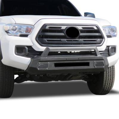 Black Horse Off Road - Armour III Light Duty Front Bumper-Textured Black-2016-2023 Toyota Tacoma|Black Horse Off Road - Image 2
