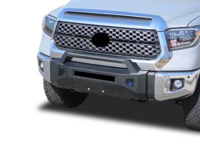 Black Horse Off Road - Armour III Light Duty Front Bumper-Textured Black-2014-2021 Toyota Tundra|Black Horse Off Road - Image 8