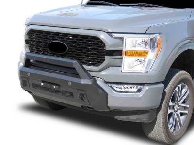 Black Horse Off Road - Armour III Light Duty Front Bumper-Textured Black-2021-2023 Ford F-150|Black Horse Off Road - Image 6